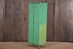 Industriële locker groen | Oude vintage groene lockerkast.