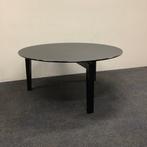 Giorgetti Massimo Scolari ronde tafel met glazenblad - zwart, Bureau