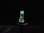 Oud-Egyptisch Faience amulet van een kat (Bastet) - 1.2 cm