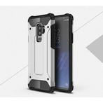 Samsung Galaxy S9 - Armor Case Cover Cas TPU Hoesje Zilver, Télécoms, Téléphonie mobile | Housses, Coques & Façades | Samsung