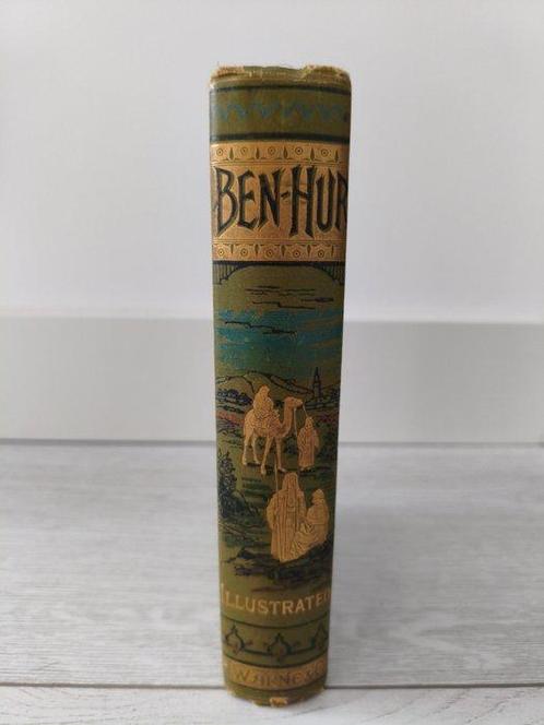 Ben Hur, Lew Wallace, Illustrated by W.S. Stacey - a Tale of, Antiek en Kunst, Antiek | Boeken en Manuscripten