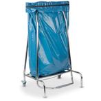 Afvalzakhouder | RVS (Glanzend) | 80L | Klemsluiting |, Verzenden, Nieuw in verpakking