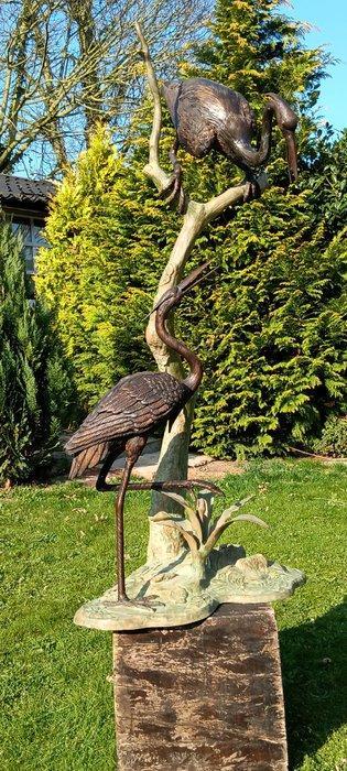 Fontaine - 2020 et après - xxl fontaine couple aigrette