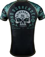 PRIDE or Die Rash Guard NO SURRENDER Zwart, Pride or Die, Verzenden, Zwart, Vechtsport