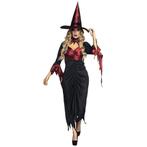 Halloween Heks Kostuum Rood M, Verzenden, Nieuw