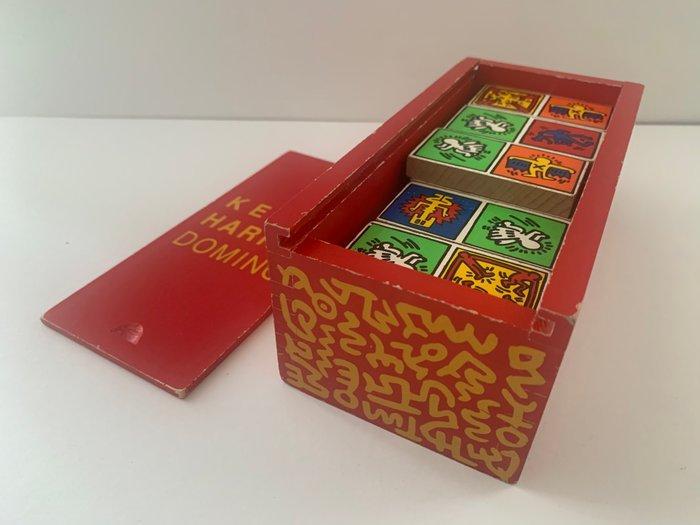 Vilac - Keith Haring - Container - Hout - Domino spel, Antiquités & Art, Antiquités | Meubles | Chaises & Canapés