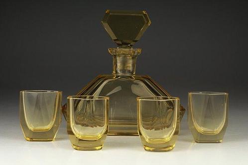 Karaf - Glas, Antiek en Kunst, Antiek | Meubels | Tafels
