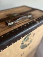Kist - Leder - Antieke hutkoffer