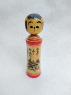 Kokeshi japonaise traditionnelle en bois peint - Bois -, Antiek en Kunst