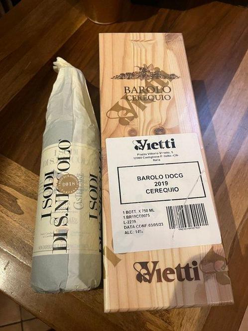 2019 Vietti Barolo Cerequio & 2018 Castellare di Castellina, Verzamelen, Wijnen