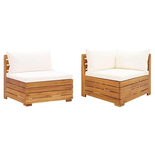 Loungeset Acaciahout | Retour Deal | 40% Korting!, Tuin en Terras, Tuinsets en Loungesets, Bank, Nieuw, Hout, Loungeset, Verzenden