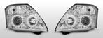 Koplampen Angel Eyes | Citroen C2 2003-2010 | chroom, Auto-onderdelen, Verzenden, Nieuw, Peugeot