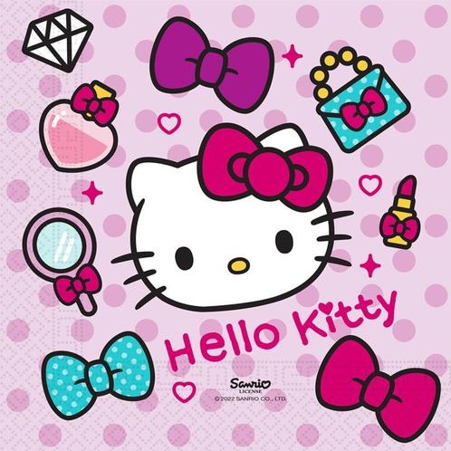 Hello Kitty Servetten 33cm 20st, Hobby & Loisirs créatifs, Articles de fête, Envoi