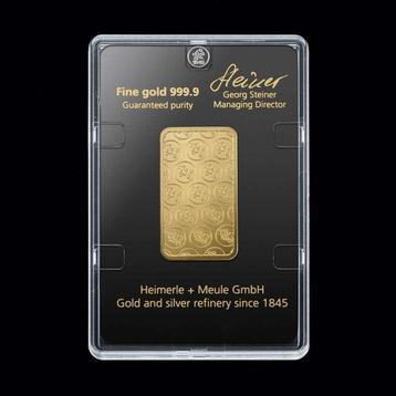 1 Troy Ounce - Or .999 - Heimerle + Meule - Scellé