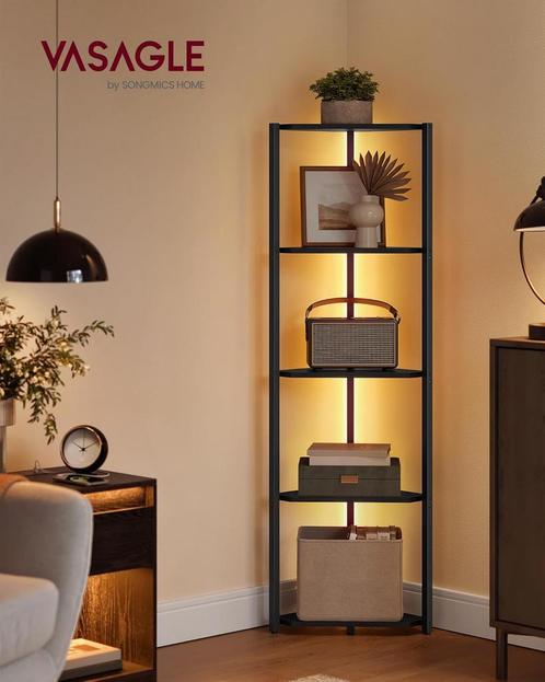 Hoekkast - wandkast - hoogte 147 cm - 5 niveaus - met, Huis en Inrichting, Kasten | Wandmeubels, Verzenden