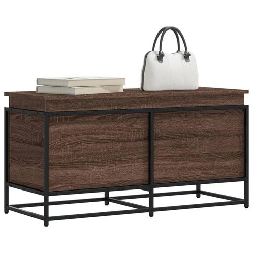 vidaXL Opbergbox met deksel 100x40x51,5 cm bewerkt hout, Doe-het-zelf en Bouw, Kratten en Dozen, Nieuw, Verzenden
