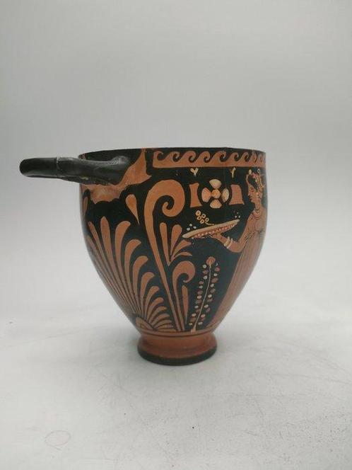 Grec ancien, Grande-Grèce Skyphos en céramique apulienne, Verzamelen, Mineralen en Fossielen