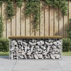 vidaXL Tuinbank schanskorfontwerp 103x44x42 cm geïmpregneerd, Verzenden, Nieuw
