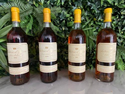 1990 , 1991, 1987, 1985 Château dYquem - Sauternes 1er Cru, Verzamelen, Wijnen