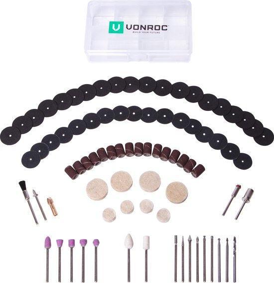 2dekans | VONROC Roterende multitool accessoire set – 100, Doe-het-zelf en Bouw, Gereedschap | Overige machines, Ophalen of Verzenden