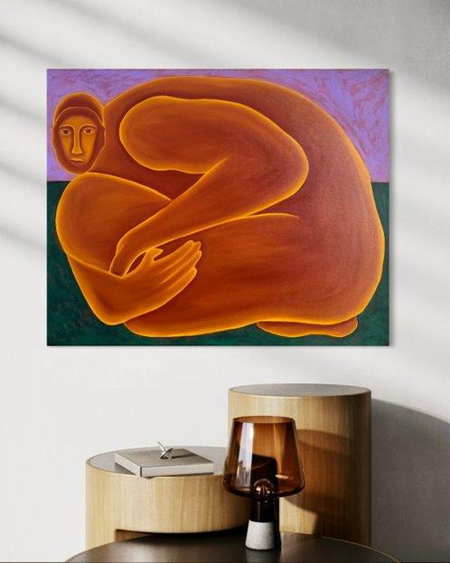 Sad monsters club / Jade Mouge - LÊtre à la lisière XL, Antiek en Kunst, Kunst | Schilderijen | Modern