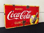Coca-Cola - Plaque émaillée (1) - Emaille Cova-Cola bord uit, Antiquités & Art