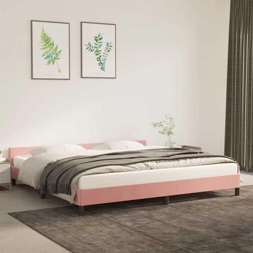 vidaXL Bedframe met hoofdeinde zonder matras 200x200 cm, Huis en Inrichting, Slaapkamer | Bedden, Nieuw, Verzenden