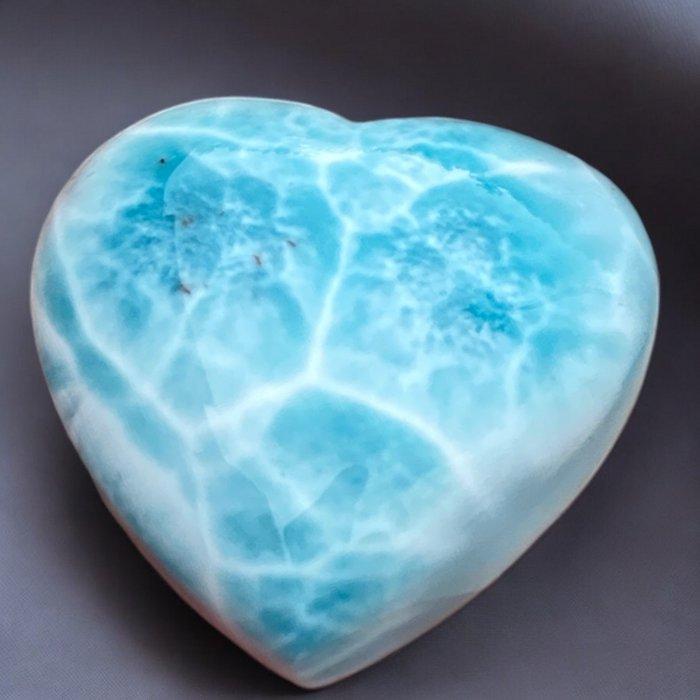 Valentijnsdag !!! - Extreem kostbaar Larimar handgesneden, Collections, Minéraux & Fossiles