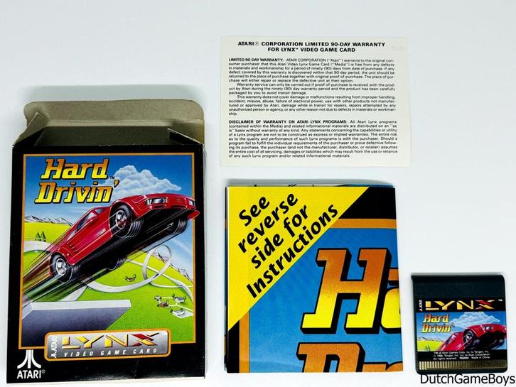 Atari Lynx - Hard Drivin, Consoles de jeu & Jeux vidéo, Consoles de jeu | Atari, Envoi