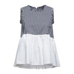 Verysimple • zwart wit geblokte top • 38 (IT44), Maat 38/40 (M), Verzenden, Nieuw, Wit