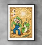 Sato Hageshi - Luigi and Yoshi: Desert Journey - Pop Art -, Games en Spelcomputers, Nieuw