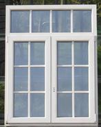 pvc raam , chassis , venster 119 x 160 creme /betongrijs, 75 tot 150 cm, Kunststof, Raamkozijn, Nieuw