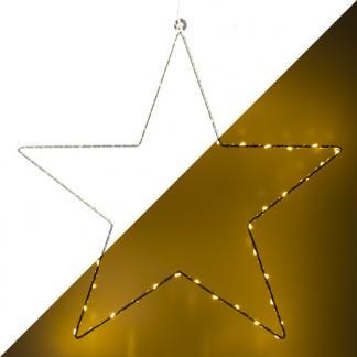 Kerstster met verlichting | Konstsmide | 45 x 45 cm, Diversen, Kerst, Verzenden
