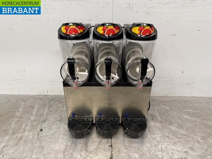 RVS Slushmachine Granita Machine 3 x 12 liter 230V Horeca, Zakelijke goederen, Horeca | Keukenapparatuur, Ophalen of Verzenden