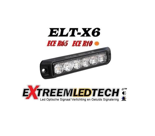 ELT-X6 LED Flitser 6 x 3 watt ECER65 Klasse 2 IP67 12/24V, Autos : Pièces & Accessoires, Éclairage, Enlèvement ou Envoi