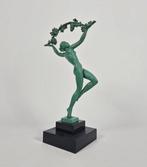 Max le Verrier - Raymond Guerbe - Statue, Griserie - 30 cm, Antiquités & Art