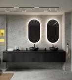 Badkamermeubelset BWS Linea | 240 cm | Mat Zwart, Doe-het-zelf en Bouw, Ophalen of Verzenden, Nieuw, Bad