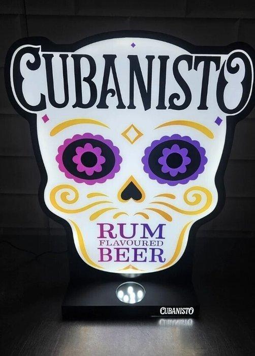 Cubanisto lichtbak led bier - cubanisto - Reclamebord met, Antiek en Kunst, Antiek | Wandborden en Tegels