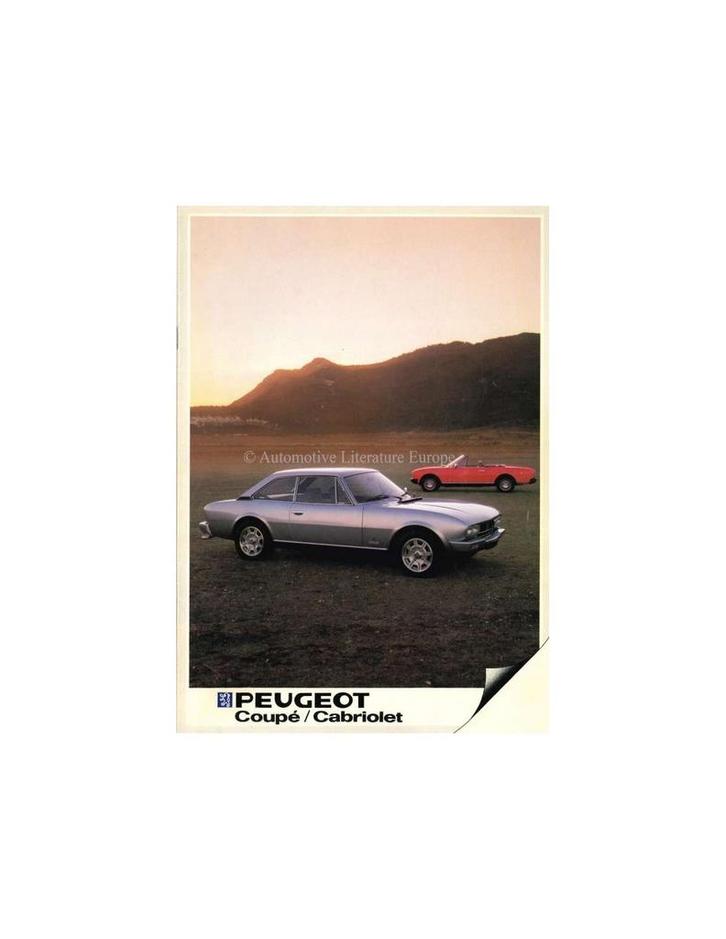 1983 PEUGEOT 504 COUPÉ | CABRIOLET BROCHURE NEDERLANDS, Boeken, Auto's | Folders en Tijdschriften