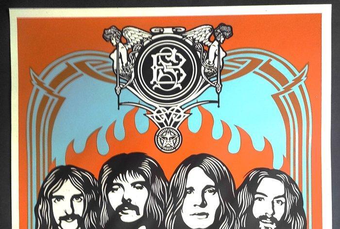 Shepard Fairey (OBEY) (1970) - Black Sabbath Orange, Antiek en Kunst, Kunst | Designobjecten