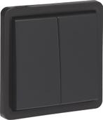 Niko Hydro IP55 Dubbele Twee Weg Schakelaar 10AX Zwart -, Verzenden, Nieuw