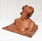 Beeld, Buste van vrouw - 25 cm - Terracotta