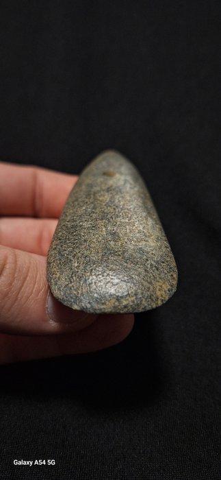 Neolithisch Steen gladde bifaciale bijl - 91 mm (Zonder, Antiek en Kunst, Antiek | Overige Antiek