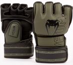 Venum Impact 2.0 MMA Handschoenen Skintex Khaki Zwart, Sport en Fitness, Verzenden, Nieuw, Overige, Vechtsportbescherming
