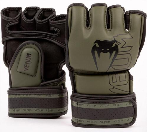 Venum Impact 2.0 MMA Handschoenen Skintex Khaki Zwart, Sports & Fitness, Sports de combat & Self-défense, Envoi