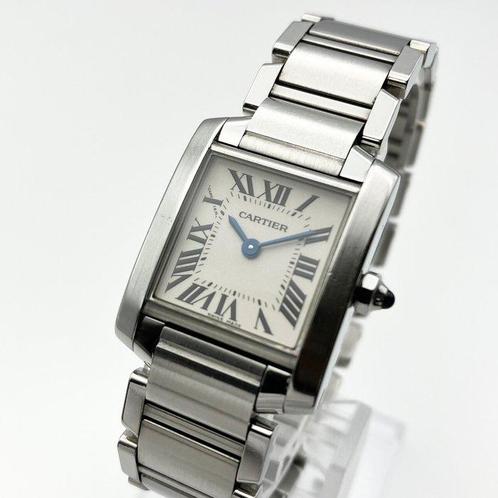 Cartier - Tank Française - Zonder Minimumprijs - W51008Q3, Handtassen en Accessoires, Horloges | Heren