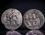 Romeinse Republiek. Julius Caesar. Denarius 48-47 BC. Mobile