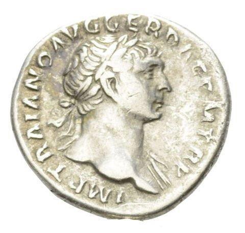 Romeinse Rijk. Trajan (98-117 n.Chr.). Denarius Rome - Roma, Postzegels en Munten, Munten | Europa | Niet-Euromunten