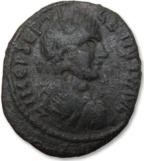 Empire romain (Provincial). Geta (209-211 apr. J.-C.). Æ, Timbres & Monnaies, Monnaies | Europe | Monnaies non-euro