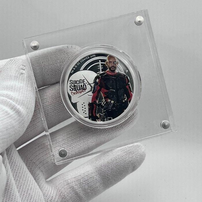 Tuvalu. 1 Dollar 2019 – Suicide Squad – Deadshot – 1 oz, Postzegels en Munten, Munten | Europa | Niet-Euromunten